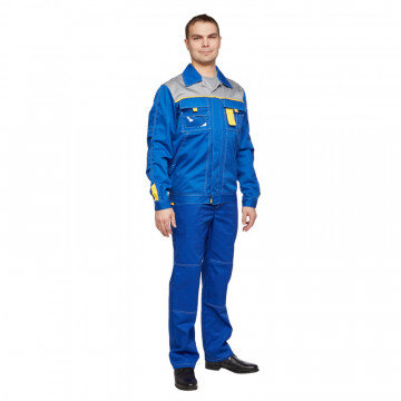 Спец.одежда летняя Костюм л10-КБР вас/сер (р.48-50) 182-188