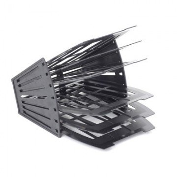 Лоток для бумаг Attache сборный на 5 отделений черный Лоток для бумаг Attache сборный на 5 отделений черный