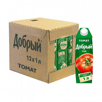 Сок Добрый томатный 1 л