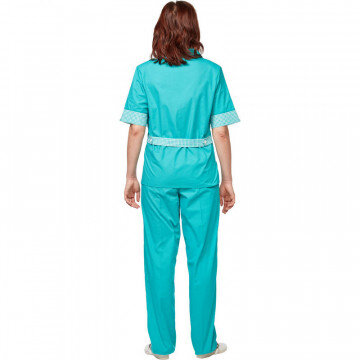 Костюм для горничных и уборщиц женский у10-КБР бирюза (р.56-58)р.158-164