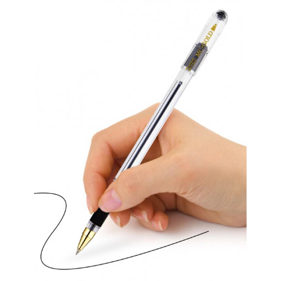 Ручка шариковая MunHwa MC Gold черная, 0,5мм, грип, 207857 Ручка шариковая MunHwa MC Gold черная, 0,5мм, грип, 207857