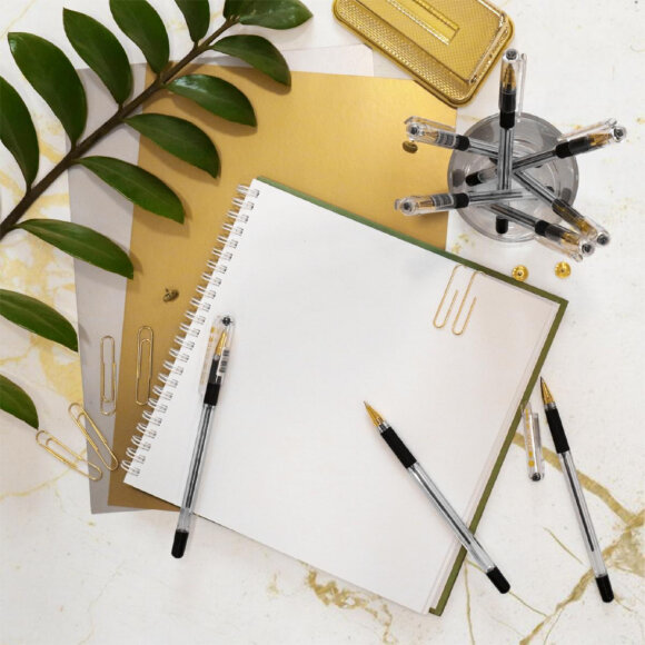 Ручка шариковая MunHwa MC Gold черная, 0,5мм, грип, 207857 Ручка шариковая MunHwa MC Gold черная, 0,5мм, грип, 207857