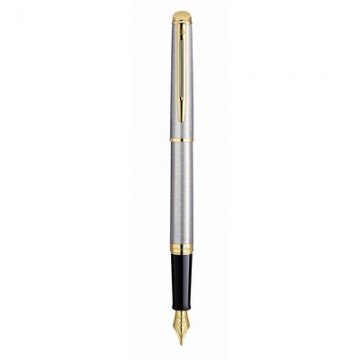 Ручка перьевая WATERMAN HEMISPHERE GT S0920310, сталь, cиний ст, 0,5мм Ручка перьевая WATERMAN HEMISPHERE GT S0920310, сталь, cиний ст, 0,5мм