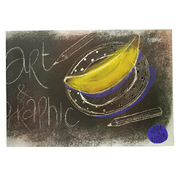 Альбом для рисования 30л А4,склейка,блок 160гр Серия Арт 00030