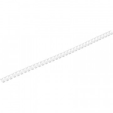 Пружины для переплета металлические Promega office 4,8мм белые 100шт/уп.