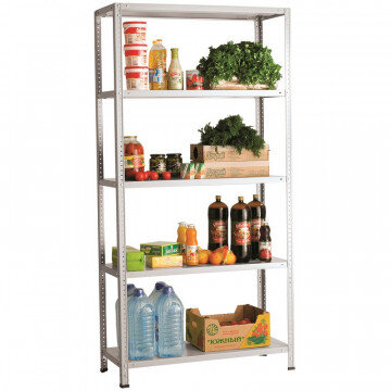 Метал.Мебель ПРАКТИК MS стеллаж 5 полок 1000х500х2000 Метал.Мебель ПРАКТИК MS стеллаж 5 полок 1000х500х2000