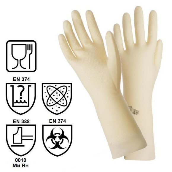 Перчатки защитные латекс MAPA Vital/Superfood 177/175(р.9) Перчатки защитные латекс MAPA Vital/Superfood 177/175(р.9)