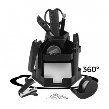 Набор настольный ATTACHE JC805 черный вращающийся Набор настольный ATTACHE JC805 черный вращающийся