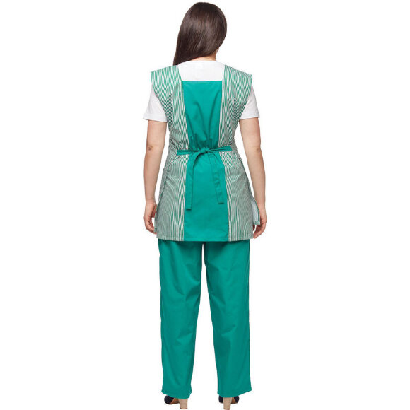 Костюм для горничных и уборщиц у08-СБР зелен (р.52-54)р.158-164