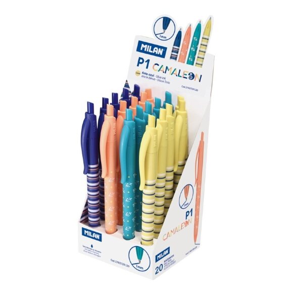 Ручка шариковая MILAN P1 Chameleon HAMELEON, 1,0мм, синий, 1765729120 Ручка шариковая MILAN P1 Chameleon HAMELEON, 1,0мм, синий, 1765729120
