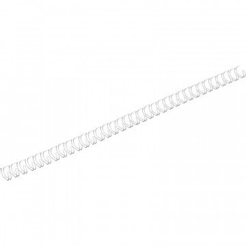 Пружины для переплета металлические Promega office 7,9мм белые 100шт/уп.