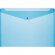 Конверт на кнопке Attache А3, полупрозр.180мкм синий, 5 шт/уп