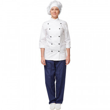 Куртка поварская универс. у14-КУ белая (р.48-50) р.170-176