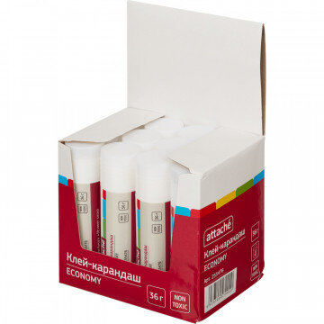 Клей-карандаш 36г Attache Economy