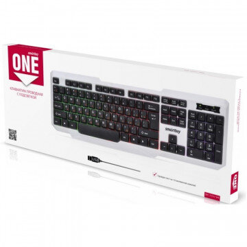 Клавиатура Smartbuy ONE 333 USB бело-черная (SBK-333U-WK) Клавиатура Smartbuy ONE 333 USB бело-черная (SBK-333U-WK)