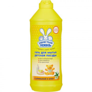 Средство для мытья посуды детское УШАСТЫЙ НЯНЬ с ромашкой 500мл гель