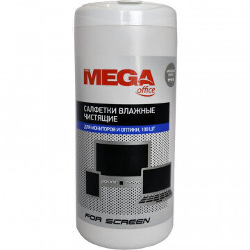 Салфетки Promega office  For Screen  в тубе д/чист. экран. 100шт