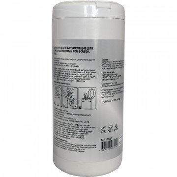 Салфетки Promega office  For Screen  в тубе д/чист. экран. 100шт