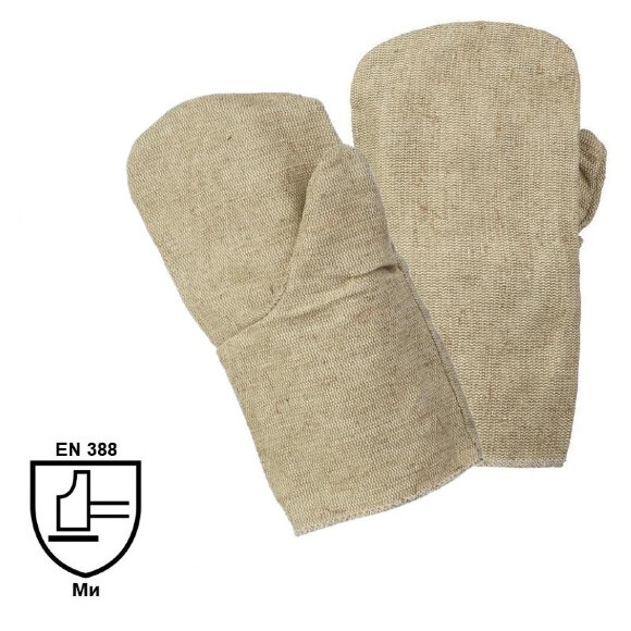 Рукавицы брезентовые (пл.480 гр/м2) 10 пар/уп Рукавицы брезентовые (пл.480 гр/м2) 10 пар/уп