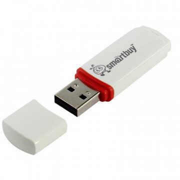 Флеш-память Smartbuy 8GB Crown White Флеш-память Smartbuy 8GB Crown White