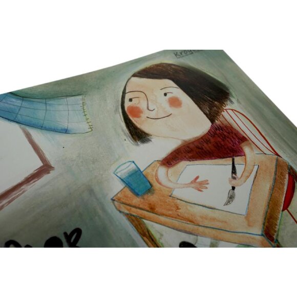 Альбом д/рисов.акварелью 30л А4,склейка,тв.подл,бл.160гр Серия Друзья 00018