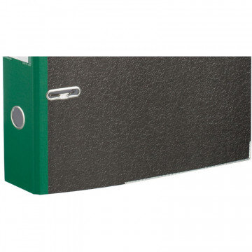 Папка-регистратор 75 мм Attache мрамор,мет.уг.,зелен.корешок