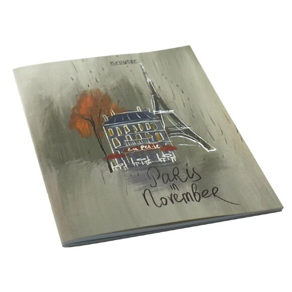 Тетрадь общая А5,48л,165х206,клет,скрепка,обл.карт,бл.65гр Серия Сити 00046