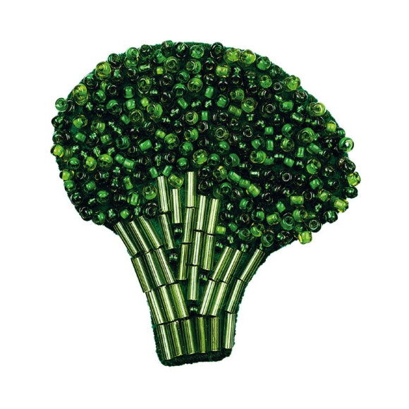 Набор для творчества вышивка бисером Klart Брошь. Брокколи, 10-003 Набор для творчества вышивка бисером Klart Брошь. Брокколи, 10-003