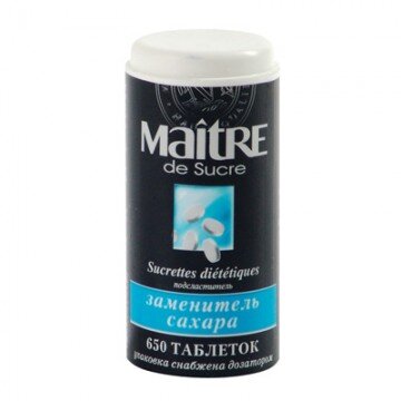 Сахарозаменитель Maitre de Sucre 650 шт/уп. Сахарозаменитель Maitre de Sucre 650 шт/уп.