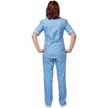 Костюм медицинский м09-КБР серо-голуб (р.56-58) 158-164 Костюм медицинский м09-КБР серо-голуб (р.56-58) 158-164