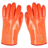 Перчатки защитные нефтеморозостойкие ПВХ утепленные р-р 10 манжет раструб